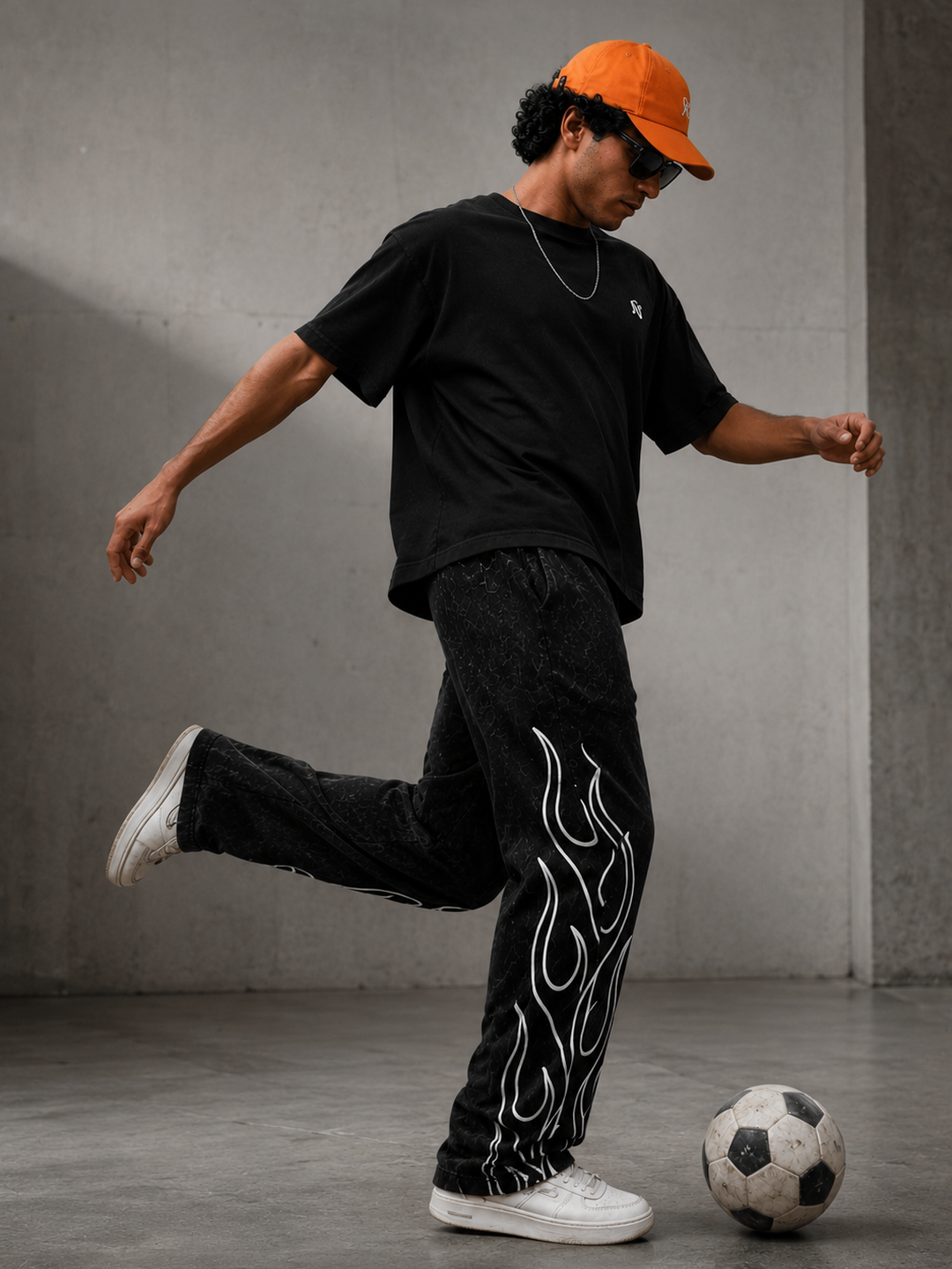 Men's Straight Fit Baggy Pants