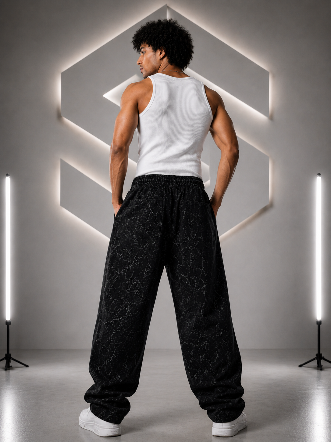 Men's Straight Fit Baggy Pants