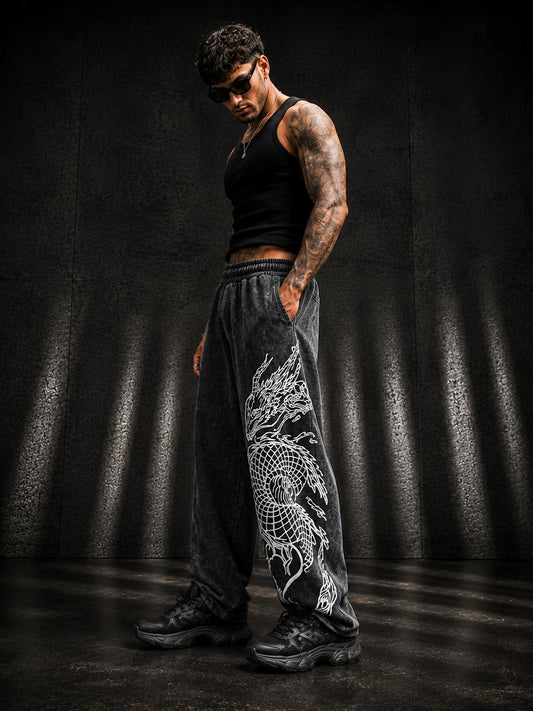 Men's Straight Fit Baggy Pants