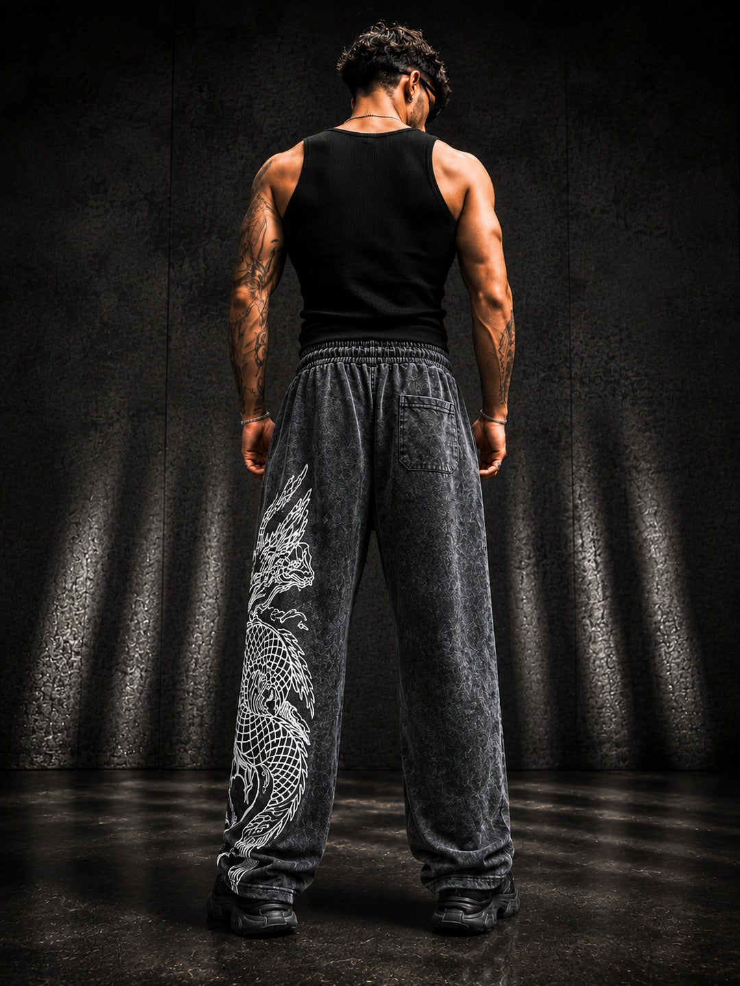 Men's Straight Fit Baggy Pants
