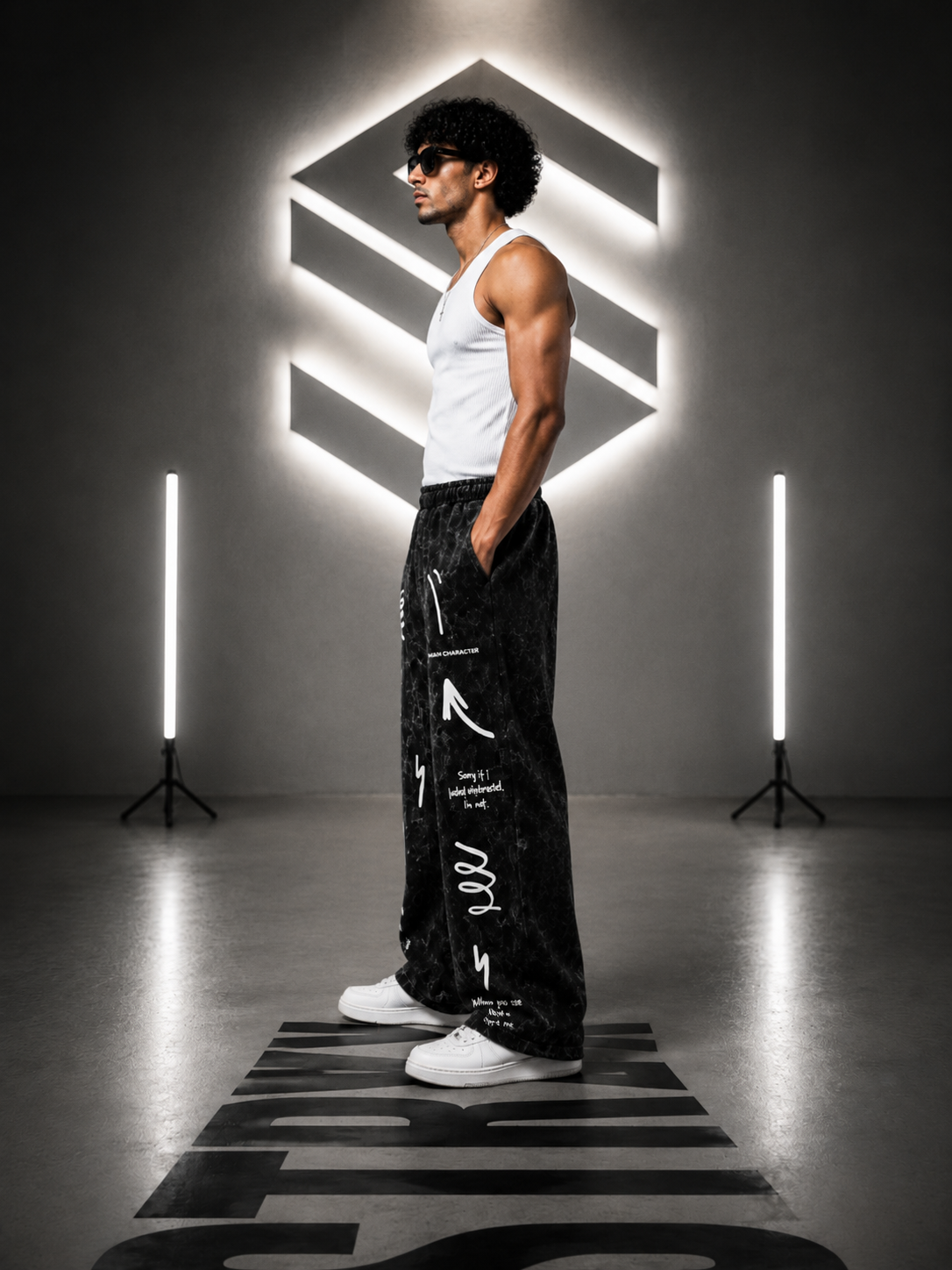 Men's Straight Fit Baggy Pants