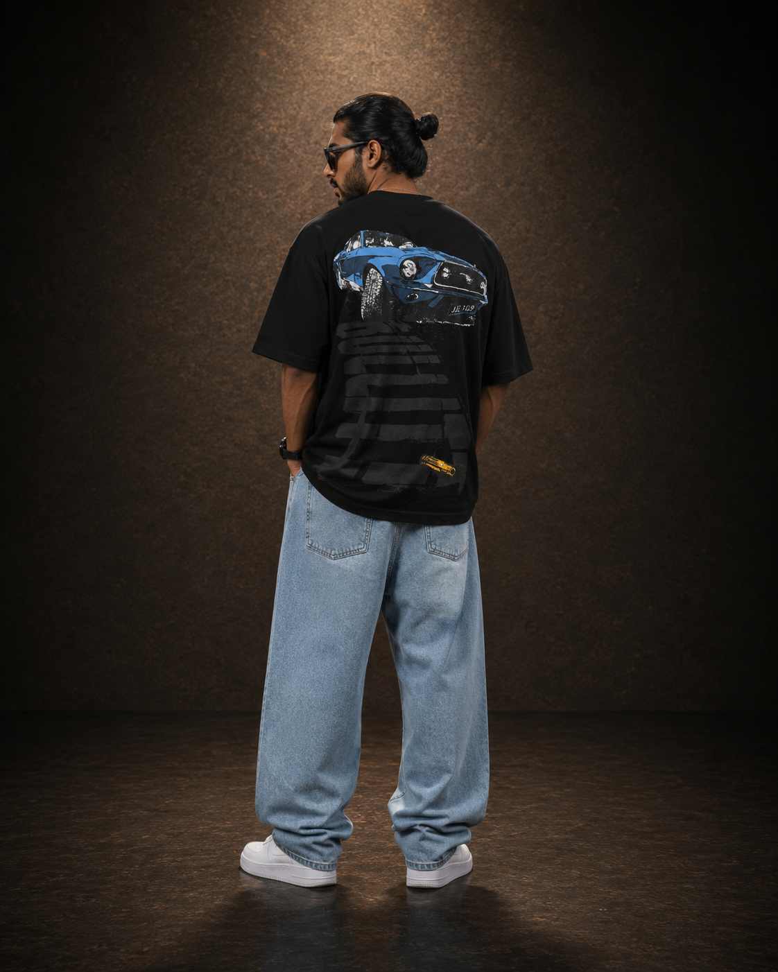 Men's Oversized- Boxy Fit -T-Shirt | Black