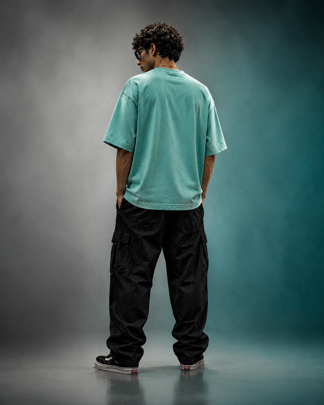 Men's Oversized- Boxy Fit -T-Shirt | Mint Green