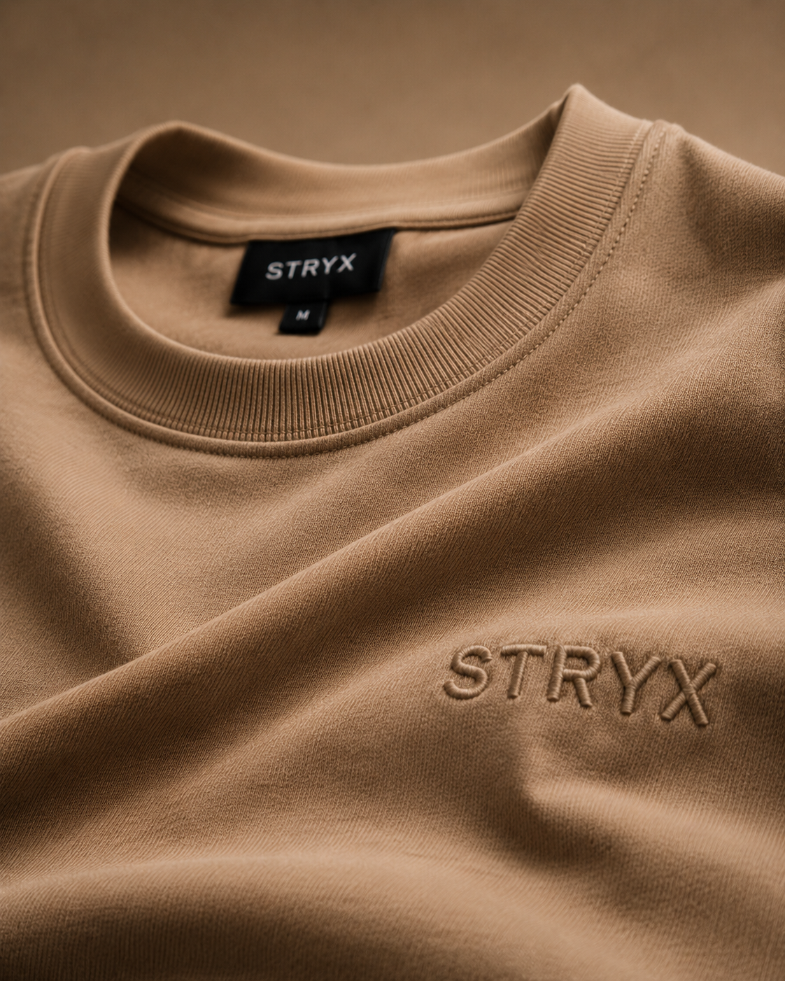 Men's Oversized- Boxy Fit -T-Shirt | Beige